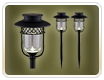 Black Stainless Steel Solar Path Light