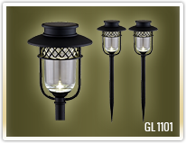 Black Stainless Steel Solar Path Light