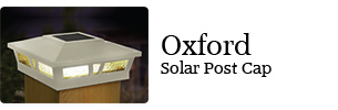 Oxford Solar Post Cap