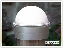 Summit Silver Solar Post Cap
